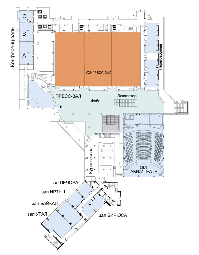 Конгресс холл челябинск схема зала
